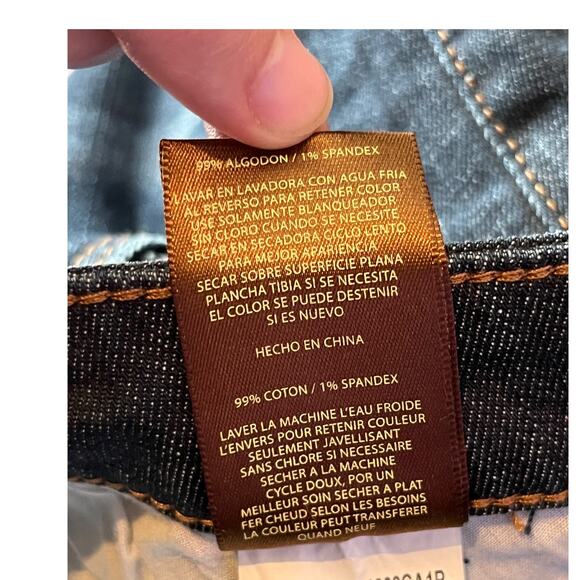 Kut from the Kloth shorts Katy Boyfriend denim dark blue size 20W - Picture 6 of 6